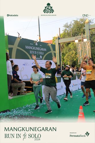 Race photo from Mangkunegaran Run 2024