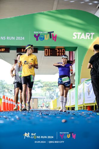 Race photo from BAF LIONS RUN 2024