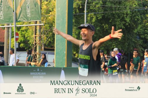 Race photo from Mangkunegaran Run 2024