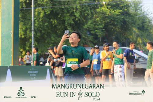 Race photo from Mangkunegaran Run 2024