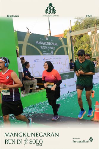 Race photo from Mangkunegaran Run 2024