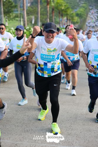 Race photo from Taman Budaya x BOGORUN 2025