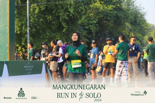 Race photo from Mangkunegaran Run 2024