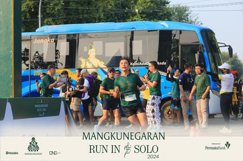 Race photo from Mangkunegaran Run 2024