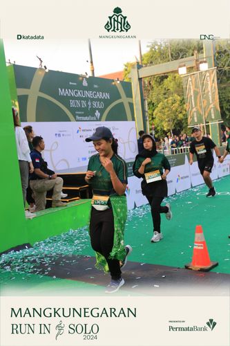Race photo from Mangkunegaran Run 2024