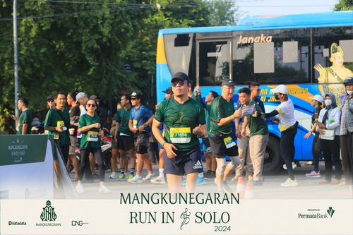 Race photo from Mangkunegaran Run 2024