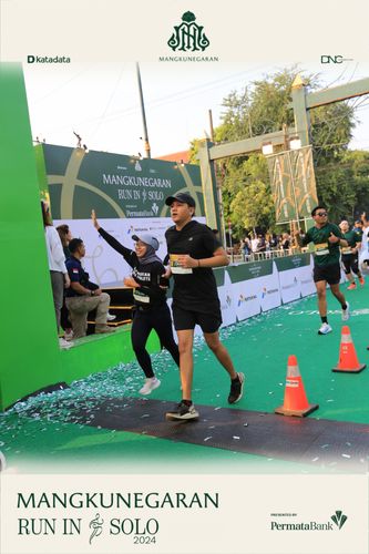 Race photo from Mangkunegaran Run 2024