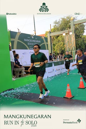 Race photo from Mangkunegaran Run 2024