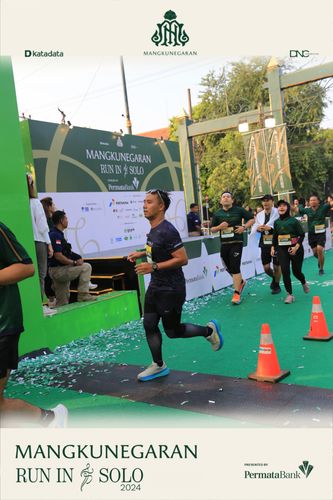Race photo from Mangkunegaran Run 2024