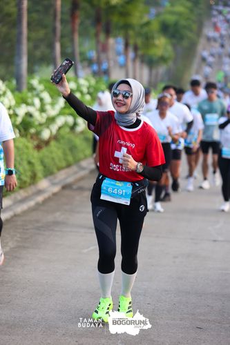 Race photo from Taman Budaya x BOGORUN 2025