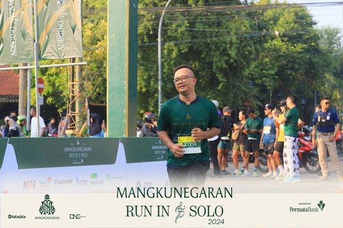 Race photo from Mangkunegaran Run 2024