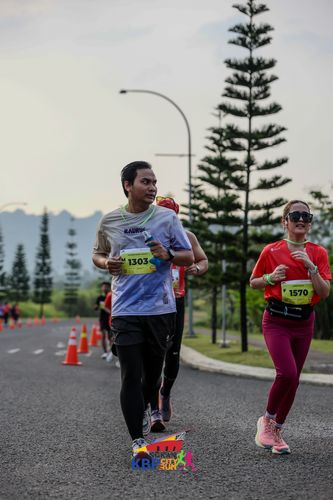 Race photo from CISANGKAN KBP CITY RUN 2025