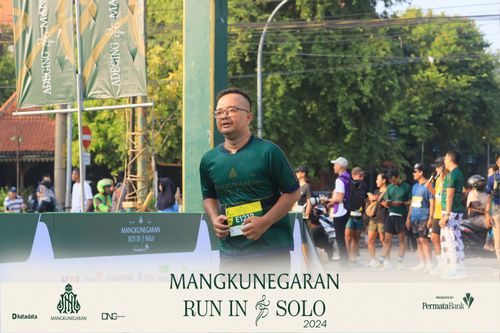 Race photo from Mangkunegaran Run 2024