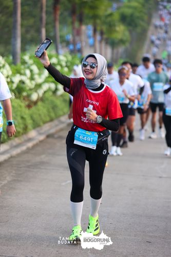 Race photo from Taman Budaya x BOGORUN 2025