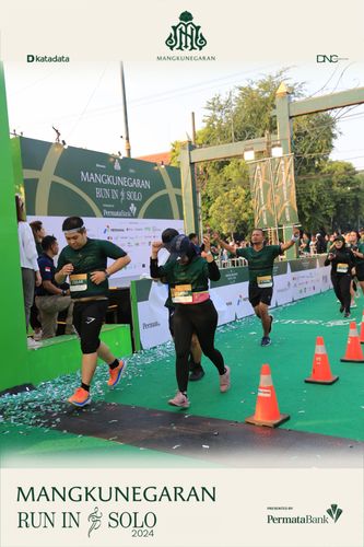 Race photo from Mangkunegaran Run 2024