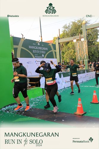 Race photo from Mangkunegaran Run 2024