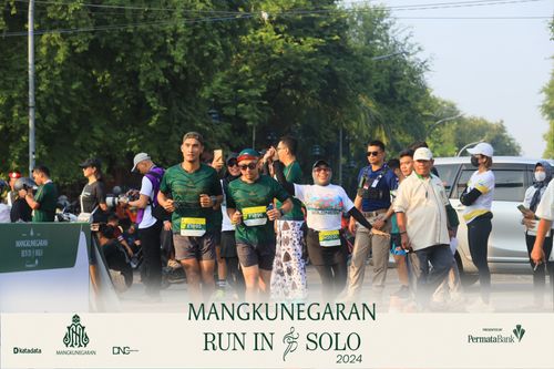 Race photo from Mangkunegaran Run 2024