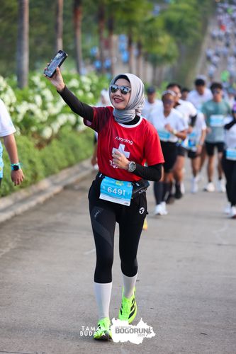 Race photo from Taman Budaya x BOGORUN 2025