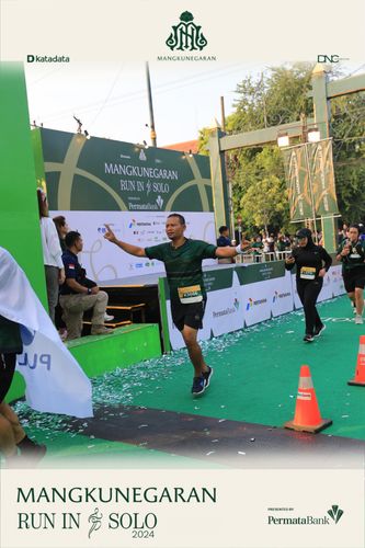 Race photo from Mangkunegaran Run 2024