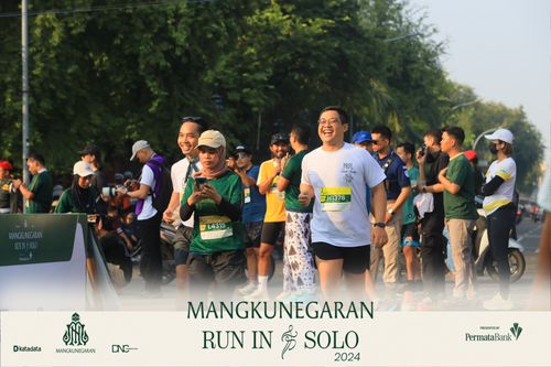 Race photo from Mangkunegaran Run 2024