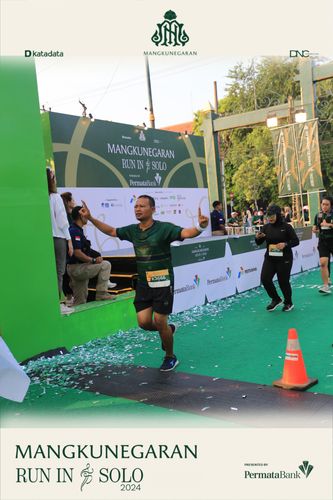 Race photo from Mangkunegaran Run 2024