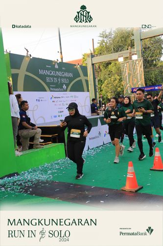 Race photo from Mangkunegaran Run 2024