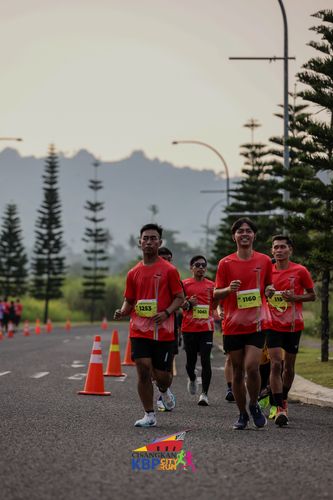 Race photo from CISANGKAN KBP CITY RUN 2025