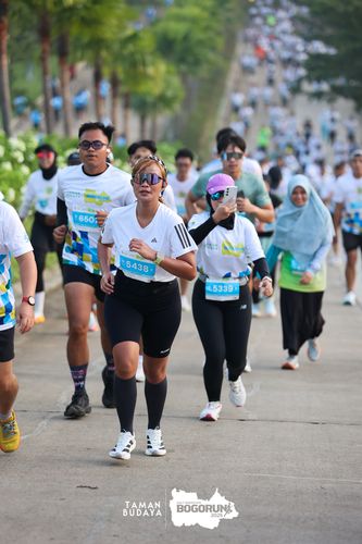 Race photo from Taman Budaya x BOGORUN 2025