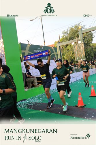 Race photo from Mangkunegaran Run 2024
