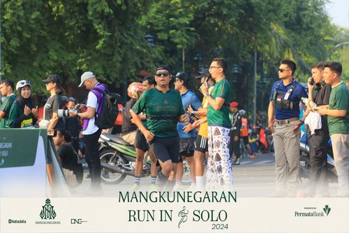Race photo from Mangkunegaran Run 2024