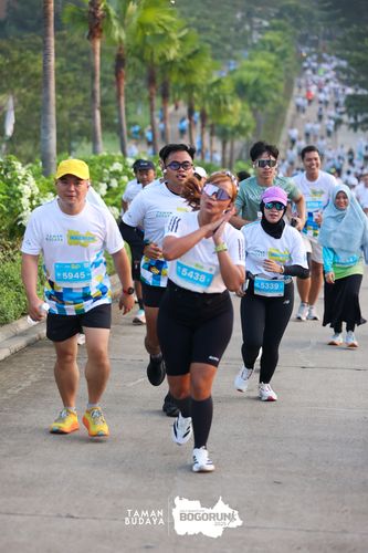 Race photo from Taman Budaya x BOGORUN 2025