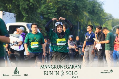 Race photo from Mangkunegaran Run 2024