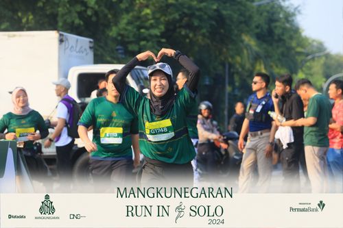 Race photo from Mangkunegaran Run 2024
