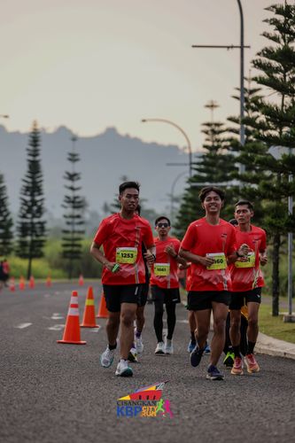 Race photo from CISANGKAN KBP CITY RUN 2025