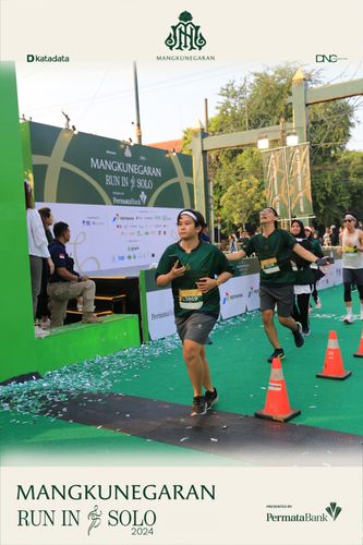 Race photo from Mangkunegaran Run 2024