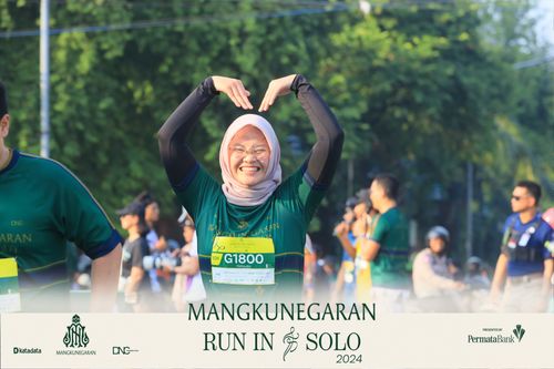 Race photo from Mangkunegaran Run 2024