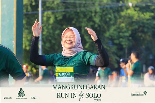Race photo from Mangkunegaran Run 2024