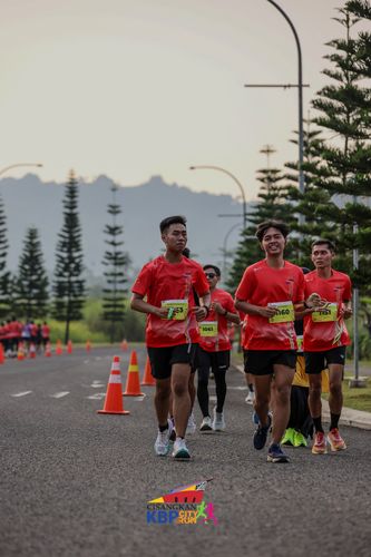 Race photo from CISANGKAN KBP CITY RUN 2025