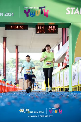 Race photo from BAF LIONS RUN 2024