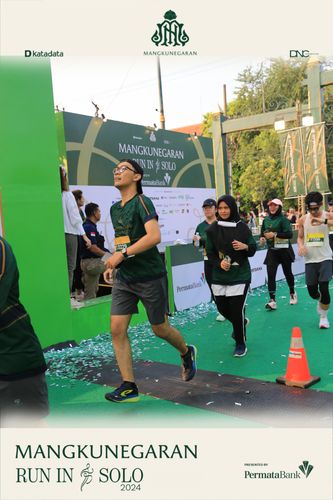 Race photo from Mangkunegaran Run 2024