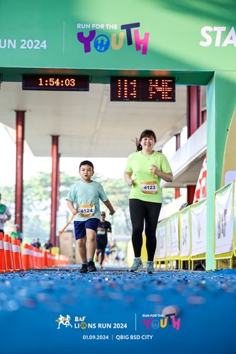 Race photo from BAF LIONS RUN 2024
