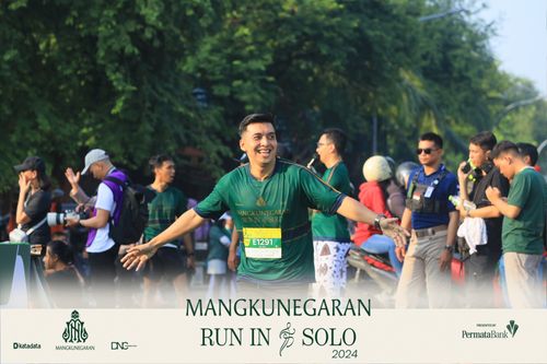 Race photo from Mangkunegaran Run 2024