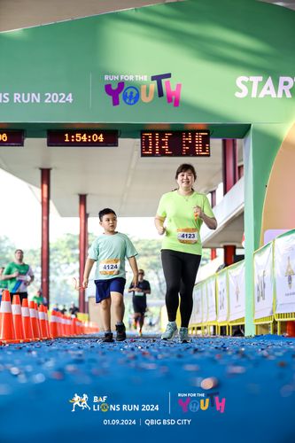 Race photo from BAF LIONS RUN 2024