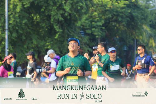 Race photo from Mangkunegaran Run 2024