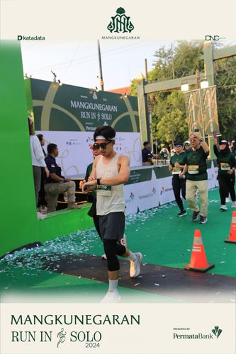 Race photo from Mangkunegaran Run 2024