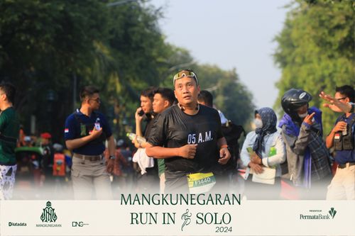 Race photo from Mangkunegaran Run 2024