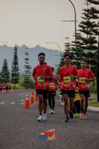 Race photo from CISANGKAN KBP CITY RUN 2025