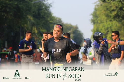 Race photo from Mangkunegaran Run 2024