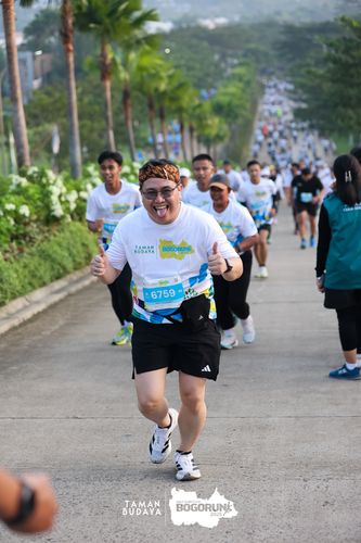 Race photo from Taman Budaya x BOGORUN 2025