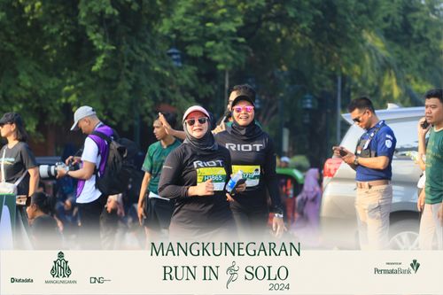 Race photo from Mangkunegaran Run 2024